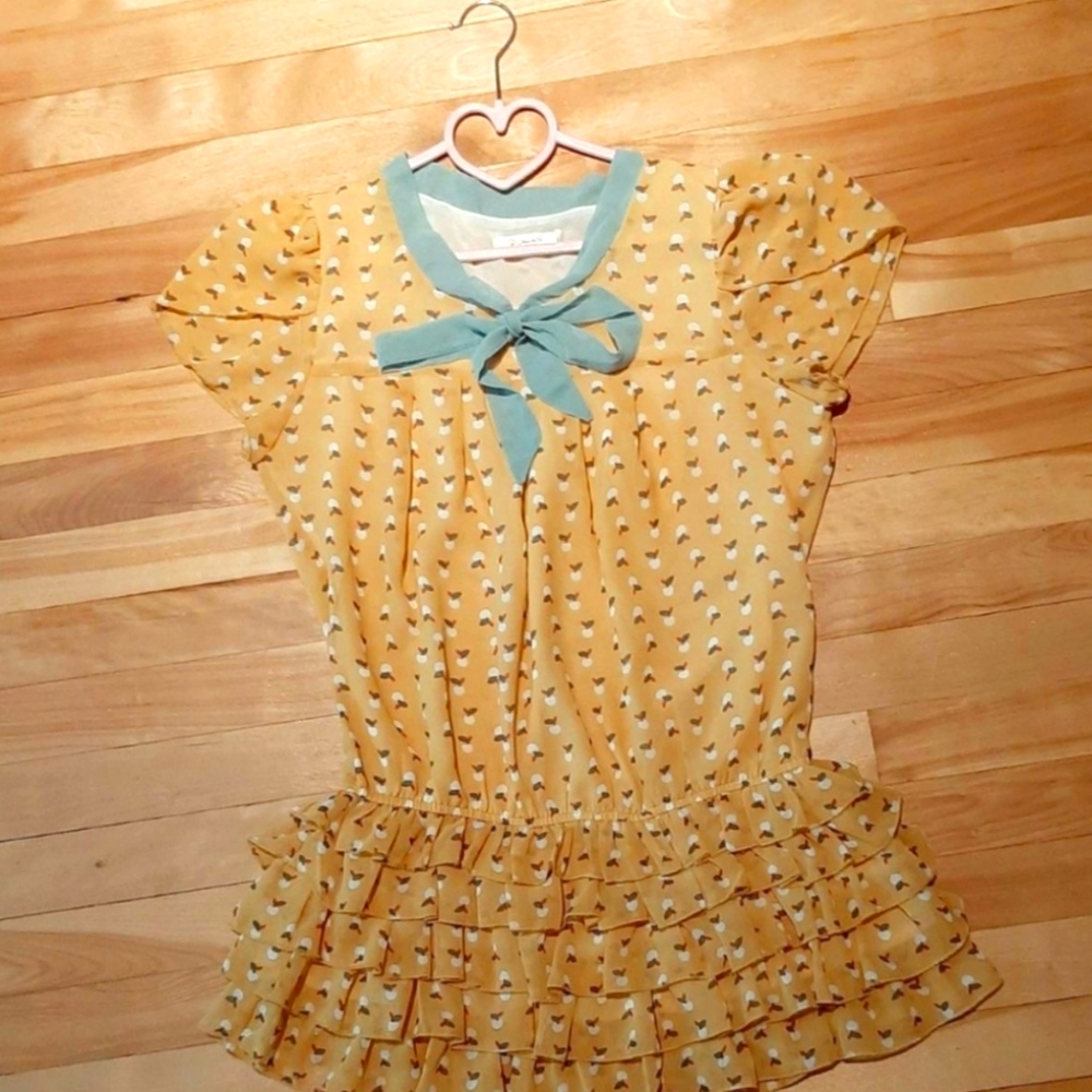 59 seconds - neck tie patterned top